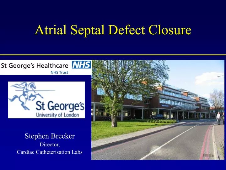 atrial septal defect closure
