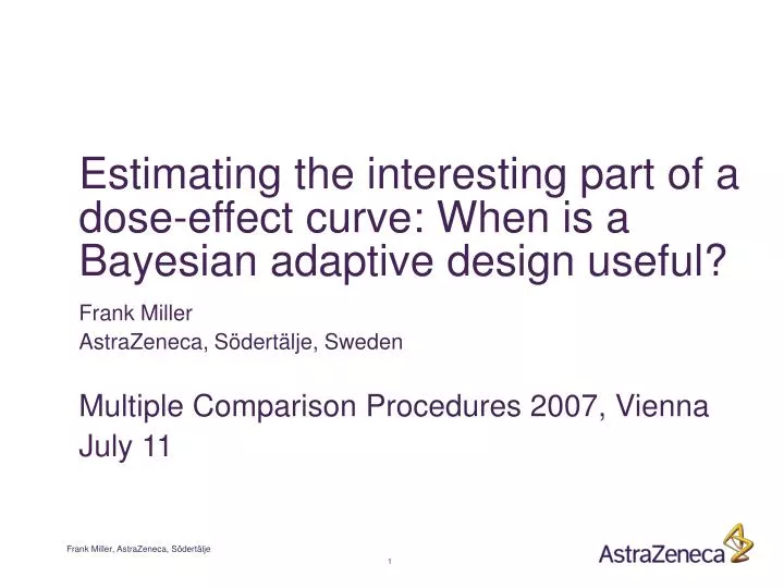 estimating the interesting part of a dose effect curve when is a bayesian adaptive design useful