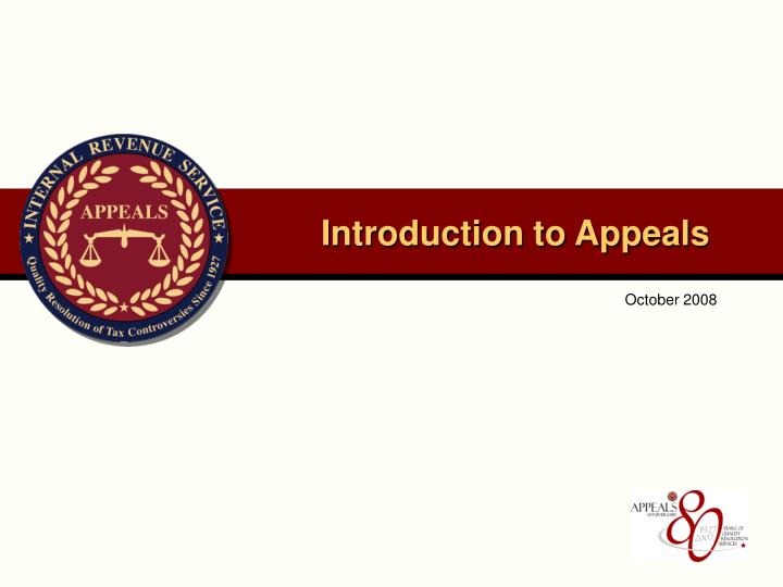 introduction to appeals