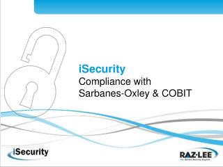 iSecurity Compliance with Sarbanes-Oxley &amp; COBIT