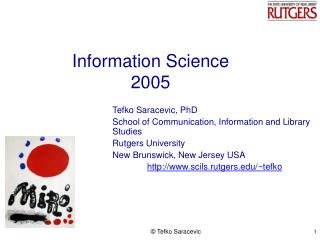Information Science 2005