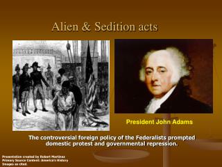Alien &amp; Sedition acts