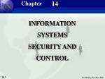 INFORMATION SYSTEMS SECURITY AND CONTROL - slide 1