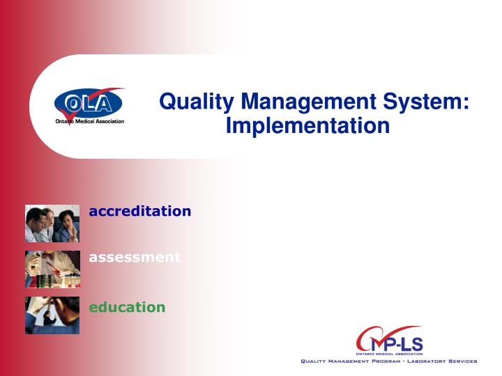 quality management system implementation