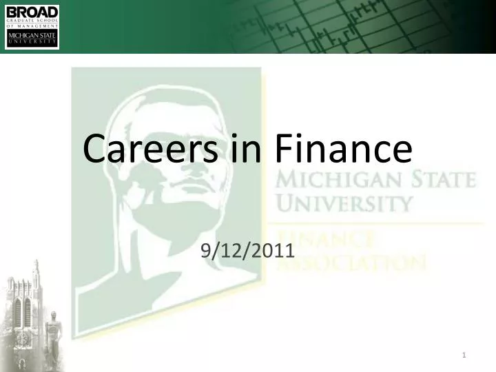 careers in finance