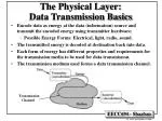 The Physical Layer: Data Transmission Basics - slide 1