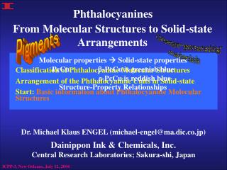 From Molecular Structures to Solid-state Arrangements