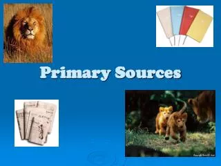 primary sources