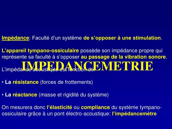 impedancemetrie