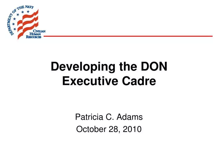 developing the don executive cadre