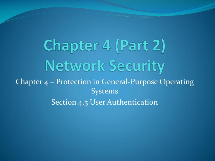 chapter 4 part 2 network security
