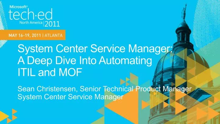 system center service manager a deep dive into automating itil and mof