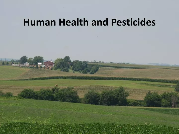 human health and pesticides