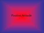 Positive Attitude - slide 1