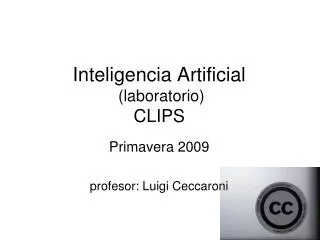 Inteligencia Artificial (laboratorio) CLIPS