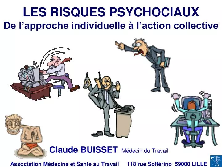 les risques psychociaux de l approche individuelle l action collective