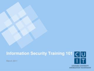 Information Security Training 101