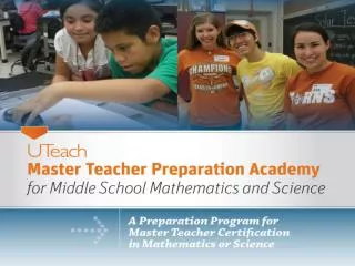 UT Austin Structure Masters Degrees and Master Teacher Certification