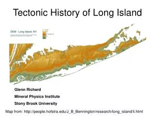Tectonic History of Long Island