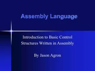 Assembly Language