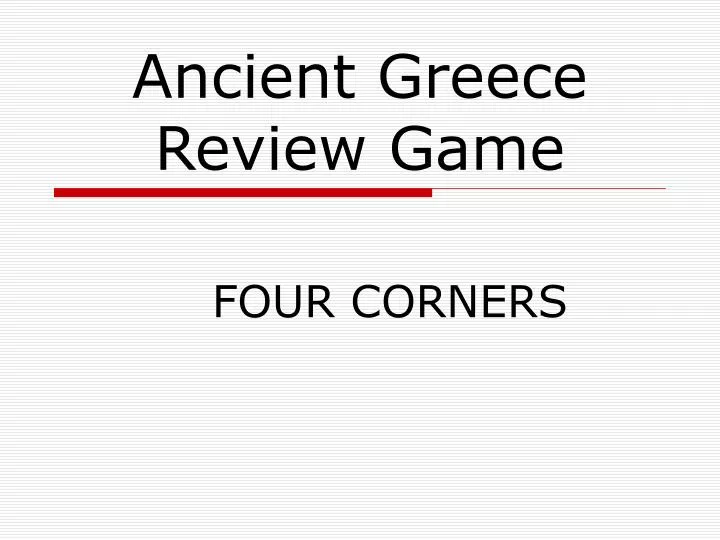 ancient greece review game