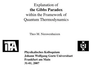 Explanation of the Gibbs Paradox within the Framework of Quantum Thermodynamics