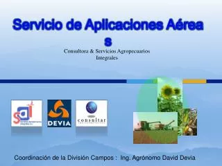 servicio de aplicaciones a reas