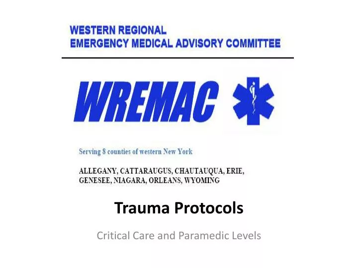 trauma protocols