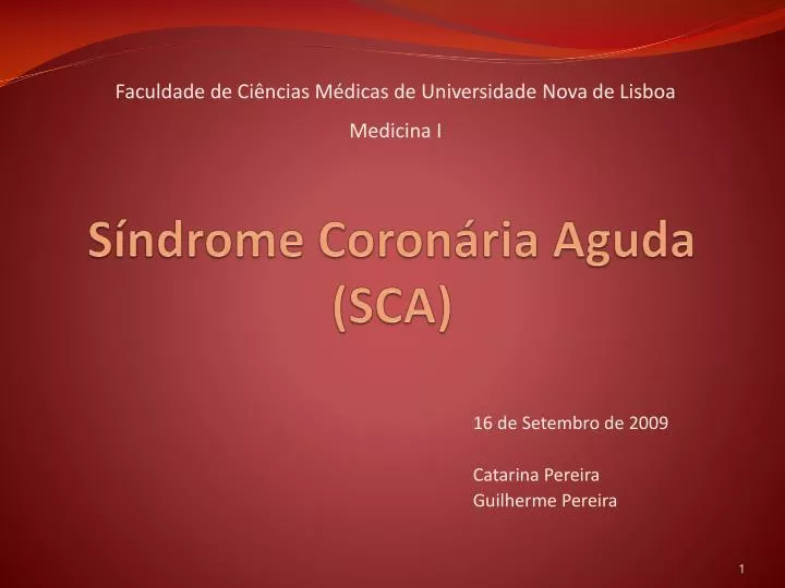 s ndrome coron ria aguda sca