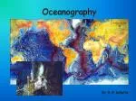 Oceanography - slide 1