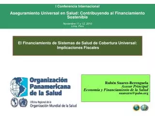 el financiamiento de sistemas de salud de cobertura universal implicaciones fiscales