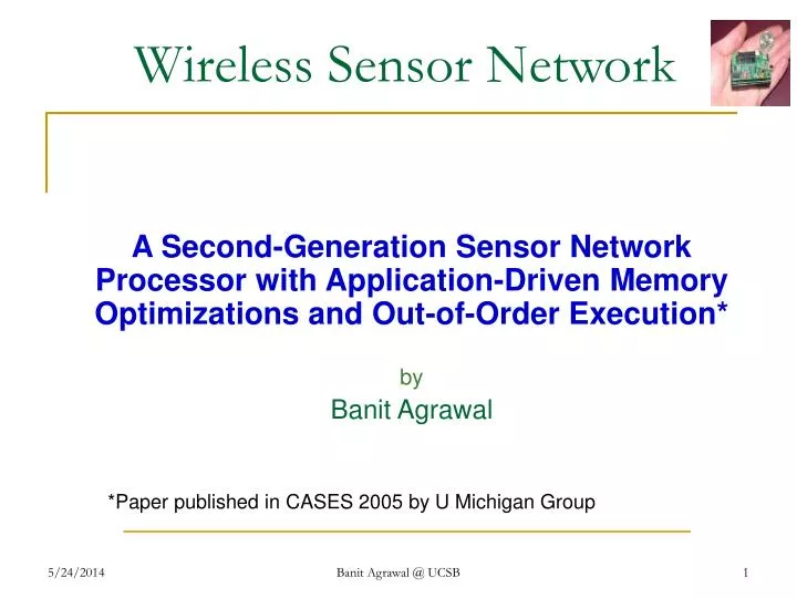 wireless sensor network