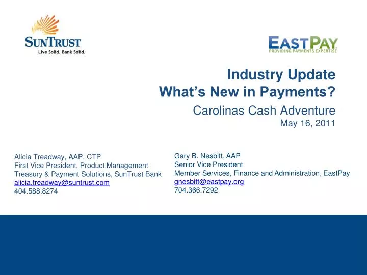industry update what s new in payments
