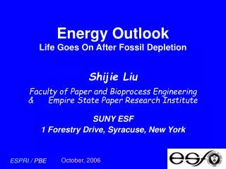 Energy Outlook Life Goes On After Fossil Depletion