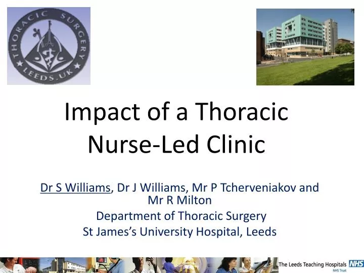 impact of a thoracic nurse led clinic