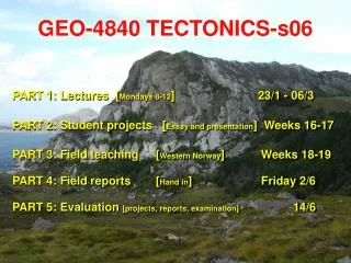 GEO-4840 TECTONICS-s06