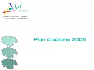 Plan d’actions 2006