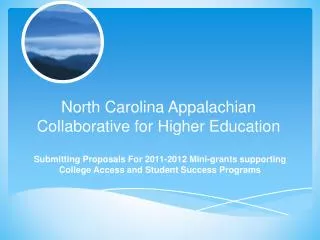 North Carolina Appalachian Collaborative for Higher Education
