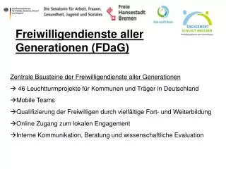 freiwilligendienste aller generationen fdag