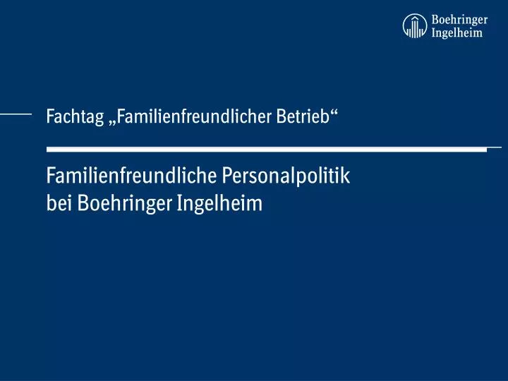 fachtag familienfreundlicher betrieb