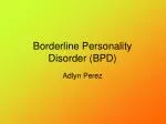 Borderline Personality Disorder (BPD) - slide 1
