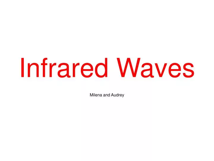infrared waves