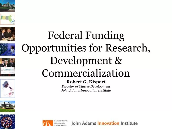 federal funding opportunities for research development commercialization