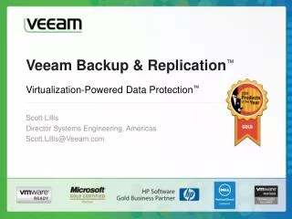 Veeam Backup &amp; Replication ™