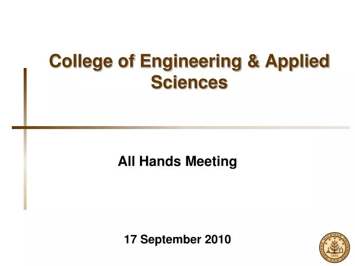 college of engineering applied sciences