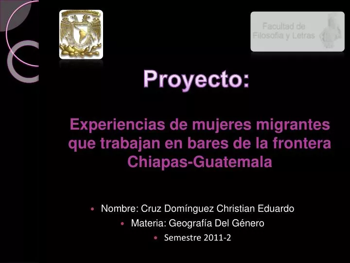 experiencias de mujeres migrantes que trabajan en bares de la frontera chiapas guatemala