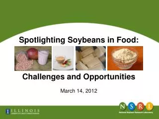 Spotlighting Soybeans in Food: