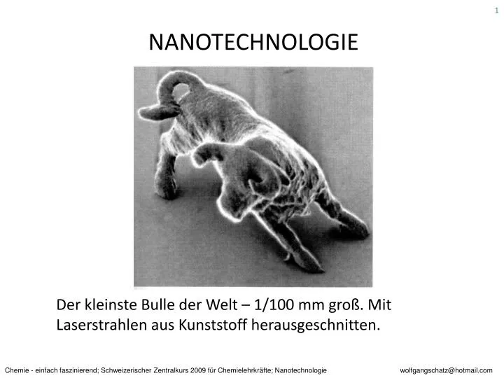 nanotechnologie