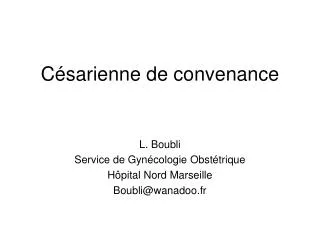 c sarienne de convenance