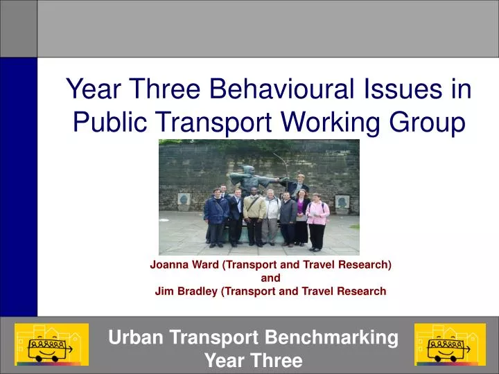 year three behavioural issues in public transport working group